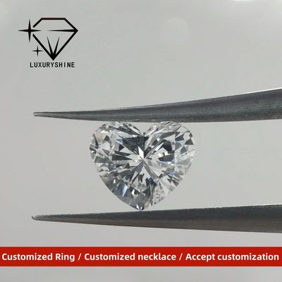 Kwaliteit LuxuryShine VVS2 White Heart Excellent Cut Lab Grown Diamond 1CT 2CT 3CT 4CT 5CT Support Special Customization fabriek