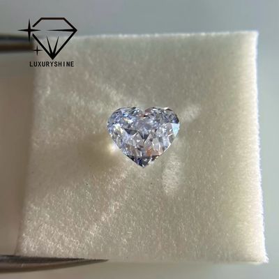 Kwaliteit LuxuryShine VS1 White Heart Excellent Cut Lab Groeide Diamant 1CT 2CT 3CT 4CT 5CT Ondersteuning Speciale aanpassing fabriek