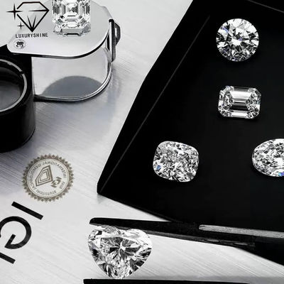 Kwaliteit LuxuryShine VS2 Heart Excellent Cut Lab Groeide Diamant Echte Diamanten & Bruiloftsjuwelen & Op maat gemaakte juwelen Ondersteuning Speciale Aanpassing fabriek