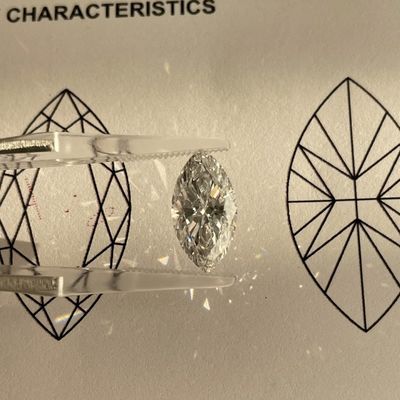 Kwaliteit LuxuryShine VVS2 Marquise Vorm 0.3-15ct Laboratorium Gekweekte Diamant D-F Kleur 3EX Slijpvorm Stenen Met IGI Certificaat Echte Diamant fabriek