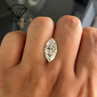 Kwaliteit LuxuryShine VVS2 Marquise Vorm 0.3-15ct Laboratorium Gekweekte Diamant D-F Kleur 3EX Slijpvorm Stenen Met IGI Certificaat Echte Diamant fabriek