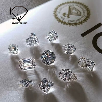 Kwaliteit LuxuryShine VVS-VS Asscher Shape Lab Groeide diamant 0.1-10CT D-F Kleur witte diamant Met IGI-certificaat 3EX gesneden stenen fabriek