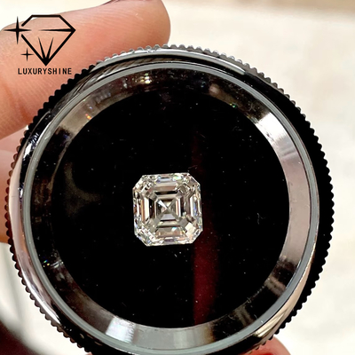 LuxuryShine VVS-VS Asscher Shape Lab Groeide diamant 0.1-10CT D-F Kleur witte diamant Met IGI-certificaat 3EX gesneden stenen