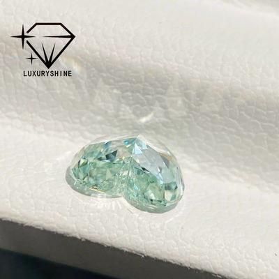 Kwaliteit LuxuryShine Roze / Gele / Groene Hartvormige Lab Gekweekte Diamant VVS-VS Echte Diamanten & Trouwsieraden & Op Maat Gemaakte Sieraden fabriek