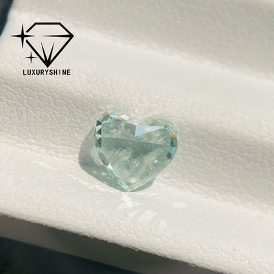 Kwaliteit LuxuryShine Roze / Gele / Groene Hartvormige Lab Gekweekte Diamant VVS-VS Echte Diamanten & Trouwsieraden & Op Maat Gemaakte Sieraden fabriek