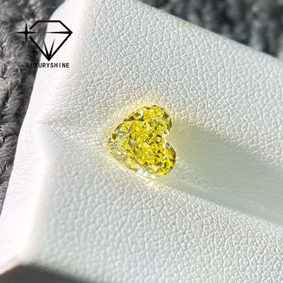 Kwaliteit LuxuryShine Roze / Gele / Groene Hartvormige Lab Gekweekte Diamant VVS-VS Echte Diamanten & Trouwsieraden & Op Maat Gemaakte Sieraden fabriek