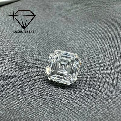 Kwaliteit LuxuryShine VVS-VS 0.1-10CT Asscher Shape Lab Groeide diamant D-F Kleur witte diamant Met IGI-certificaat 3EX gesneden stenen fabriek
