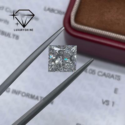 Kwaliteit LuxuryShine Princess Cut Lab Groeide Diamant D-F Kleur VVS-VS Met IGI Certificaat Uitstekend gesneden trouwdiamanten Groothandel fabriek