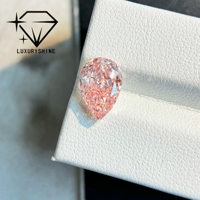 LuxuryShine 1-15CT Fancy roze Peer geslepen Lab Gekweekte Diamant VVS-VS Losse Diamanten & Trouwsieraden & Aangepaste sieraden ﻿