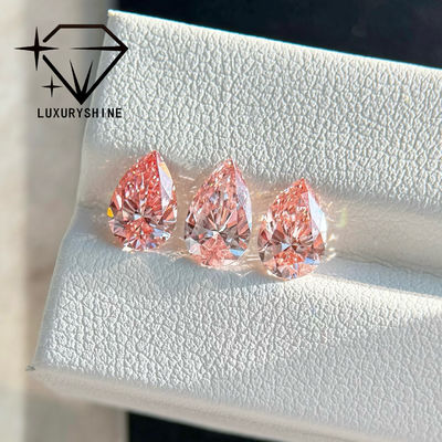 Kwaliteit LuxuryShine 1-15CT Fancy roze Peer geslepen Lab Gekweekte Diamant VVS-VS Losse Diamanten & Trouwsieraden & Aangepaste sieraden ﻿ fabriek