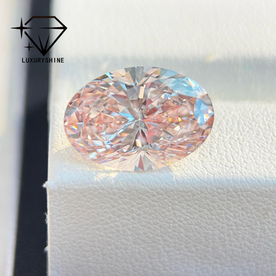 LuxuryShine 1-10CT Fancy pink Oval Lab Grown Diamond VVS-VS Loose Diamonds Gepersonaliseerde sieraden met IGI Certificaat