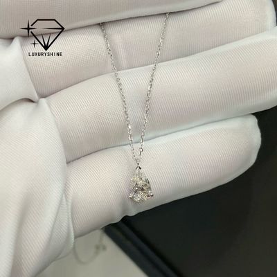 Luxe diamanten sieraden ketting met VS2 helderheid en 18k/rosé verguld op maat gemaakt high jewelry