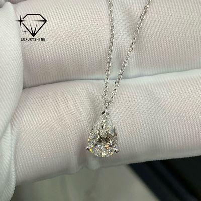 Luxe diamanten ketting met VS2 helderheid en 18k/rosé verguld op maat gemaakt hoogwaardig sieraad