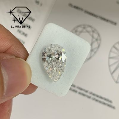 Kwaliteit Lab Grown Pear Diamant VVS-VS Duidelijkheid D-F Kleur IGI gecertificeerd fabriek