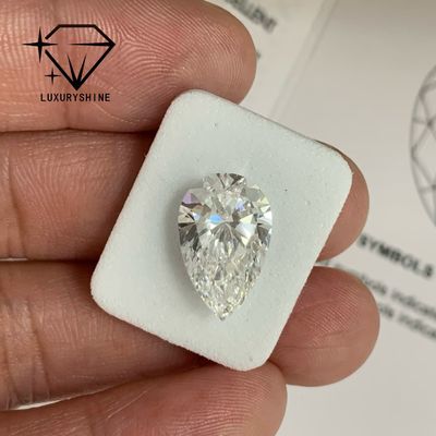 Kwaliteit Lab Grown Pear Diamant VVS-VS Duidelijkheid D-F Kleur IGI gecertificeerd fabriek