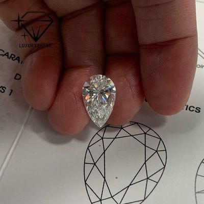 Kwaliteit Lab Grown Pear Diamant VVS-VS Duidelijkheid D-F Kleur IGI gecertificeerd fabriek