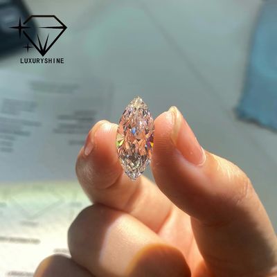 Kwaliteit In het laboratorium gekweekte marquise diamant VVS-VS D-F Kleur IGI Gecertificeerd fabriek