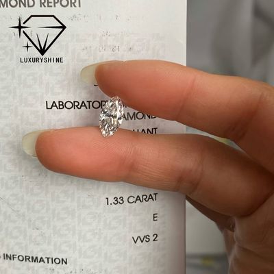 Kwaliteit In het laboratorium gekweekte marquise diamant VVS-VS D-F Kleur IGI Gecertificeerd fabriek