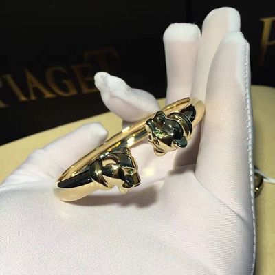 Kwaliteit Van de Luxe Gouden Juwelen van de onyx18k de Gouden Armband Granaten van Tsavorite met Diamant fabriek