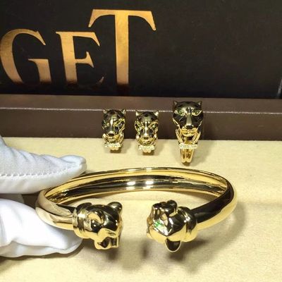 Kwaliteit Van de Luxe Gouden Juwelen van de onyx18k de Gouden Armband Granaten van Tsavorite met Diamant fabriek