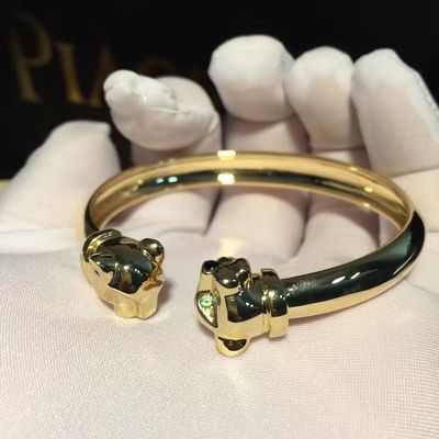 Kwaliteit Van de Luxe Gouden Juwelen van de onyx18k de Gouden Armband Granaten van Tsavorite met Diamant fabriek
