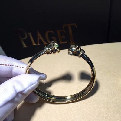 Kwaliteit Van de Luxe Gouden Juwelen van de onyx18k de Gouden Armband Granaten van Tsavorite met Diamant fabriek
