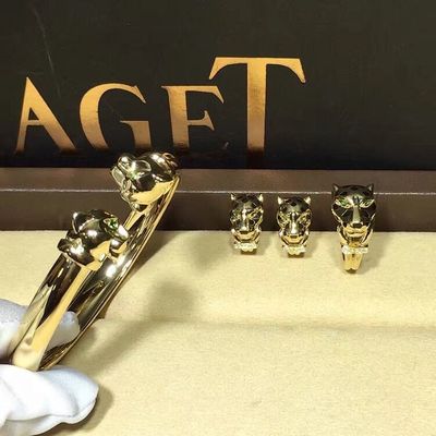 Kwaliteit Van de Luxe Gouden Juwelen van de onyx18k de Gouden Armband Granaten van Tsavorite met Diamant fabriek