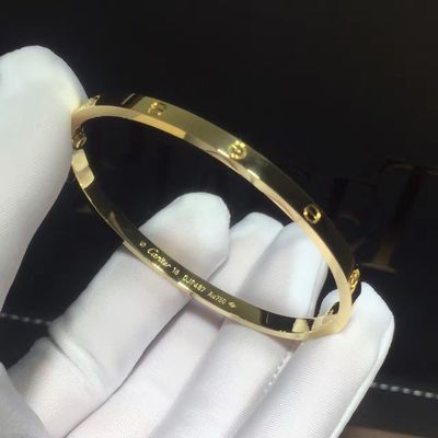 Kwaliteit Juwelen18k Gouden Armband, Dun Liefde Gepersonaliseerd Gouden Halsband Klein Model fabriek