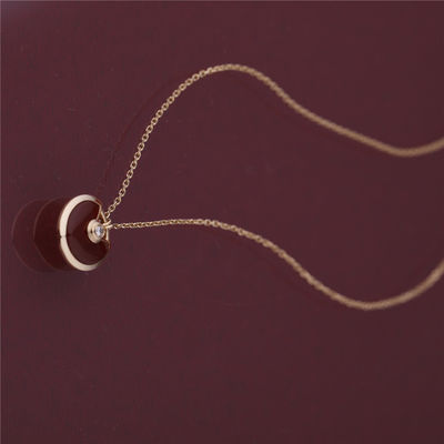 Kwaliteit Diamant van Xs de Modelyellow gold Amulette De Necklace With Lapis Lazuli fabriek