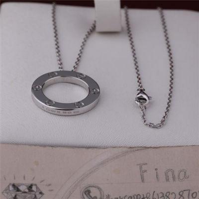 Kwaliteit Het klassieke van de de Liefdehalsband 18K van Luxejuwelen Witgoud B7014300 fabriek