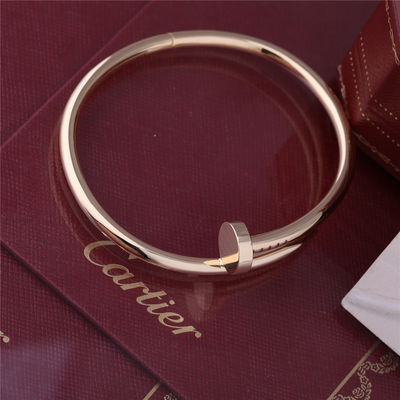 Kwaliteit De echte Gouden JUSTE-ARMBAND GEEL GOUDEN Dik Modelnail bangle B6048217 van de V.N. CLOU fabriek