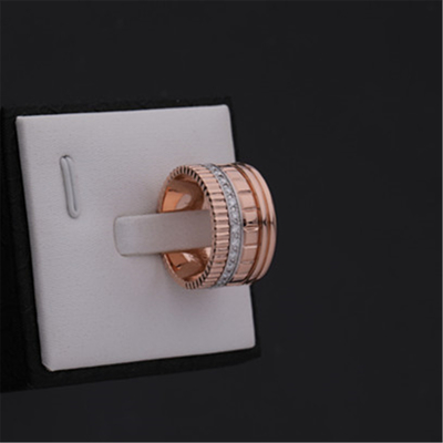 Luxe Gouden Juwelen Echte 18 Karat Gold Diamond Quatre Radiant Edition Large Ring Ref JRG02484