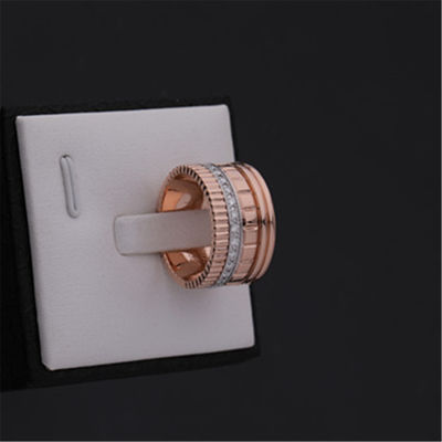 Kwaliteit Luxe Gouden Juwelen Echte 18 Karat Gold Diamond Quatre Radiant Edition Large Ring Ref JRG02484 fabriek